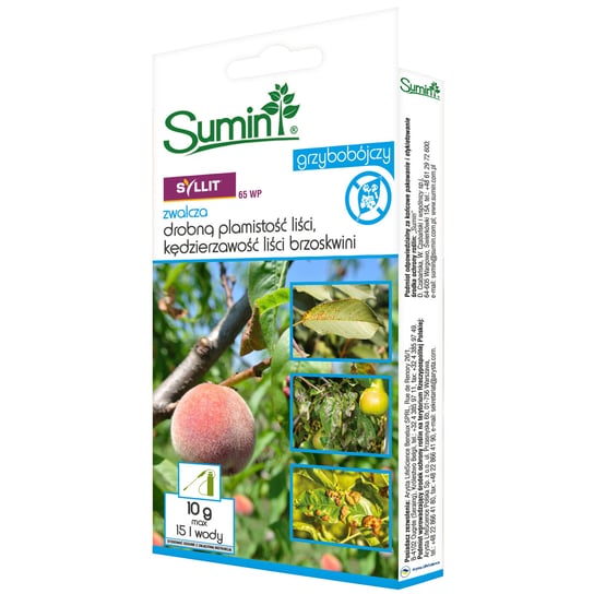 SYLIT 65 WP 10G SUMIN ochrona jabłoni, gruszy, wiśni i brzoskwini SUMIN