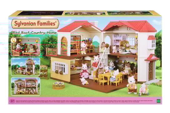 Sylvanian Families, Figurki Kolekcjonerskie, Zestaw Miejski Domek z Oświetleniem Sylvanian Families
