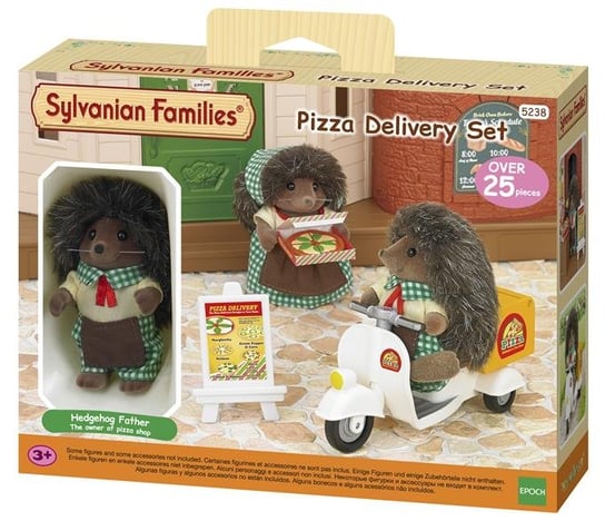 Sylvanian Families, Figurki Kolekcjonerskie, Zestaw Pizza z Dostawą Sylvanian Families