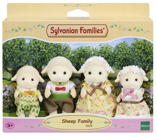 Sylvanian Families, Figurki Kolekcjonerskie, Zestaw Rodzina Owieczek 5619 Sylvanian Families