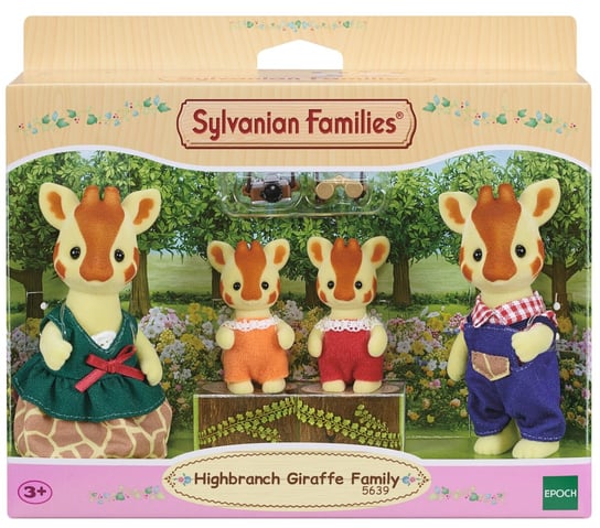 Sylvanian Families, Figurki Kolekcjonerskie, Zestaw Rodzina Żyraf z Długą Szyją 5639 Sylvanian Families