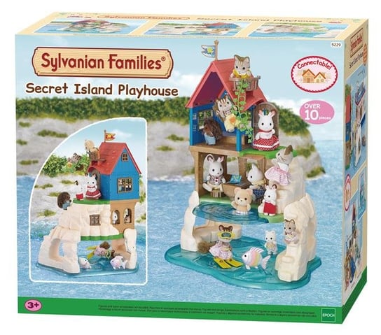 Sylvanian Families, Figurki Kolekcjonerskie, Zestaw Sekretny Domek do Zabaw Na Wyspie Sylvanian Families