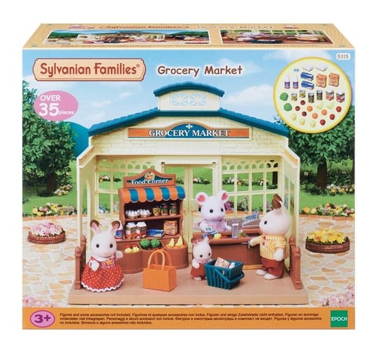 Sylvanian Families, Figurki Kolekcjonerskie, Zestaw Supermarket, 5315 Sylvanian Families