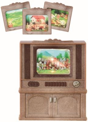 Sylvanian Families, Figurki Kolekcjonerskie, Zestaw Telewizor Kolorowy Sylvanian Families