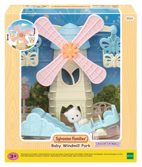 Sylvanian Families, Figurki Kolekcjonerskie, Zestaw Wiatrak z Karuzelą, 5526 Sylvanian Families