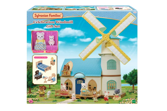 Sylvanian Families, Figurki Kolekcjonerskie, Zestaw Wiatrak z Niebieskim Dachem Sylvanian Families