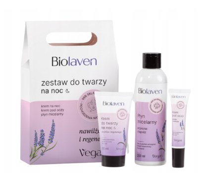 Sylveco Biolaven, Zestaw Do Twarzy Na Noc, 3 Szt. Biolaven