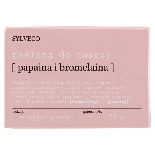 Sylveco, Peeling Do Twarzy Papaina I Bromelaina, 75g Sylveco
