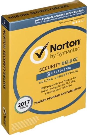 SYMANTEC Norton Security Deluxe 21378603, 3 stanowiska, 12 miesięcy, BOX 