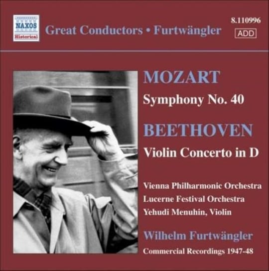 Symphony No. 40, Violin Concerto Furtwangler Wilhelm