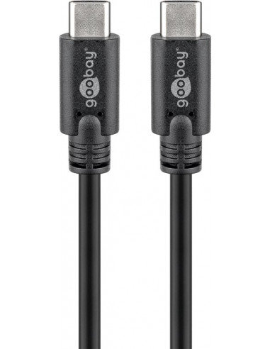 Synchronizuj i ładuj kabel Super Speed ​​USB-C ™ 3.2 Gen 1 USB-C™ - Długość kabla 0.5 m Goobay