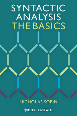 Syntactic Analysis Sobin Nicholas