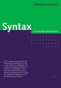 Syntax: A Minimalist Introduction Radford Andrew