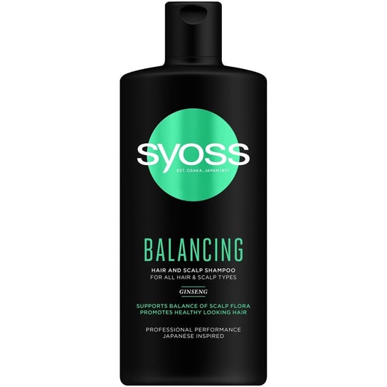 Syoss, Balancing, szampon do wszystkich rodzajów włosów, 440 ml Syoss