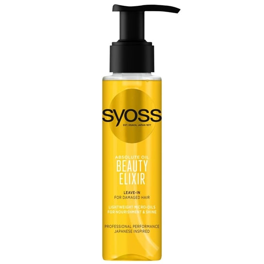 Syoss, Beauty Elixir, eliksir piękności z olejkiem absolutnym, 100 ml Syoss