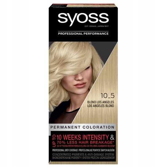 Syoss, Color, farba do włosów 10-5 Blond Los Angeles Syoss