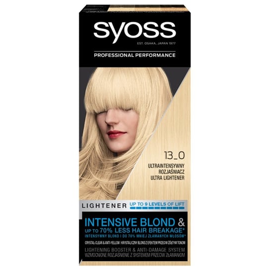 Syoss, Color Lighteners, rozjaśniacz do włosów, 13-0 Ultraintensywny Syoss