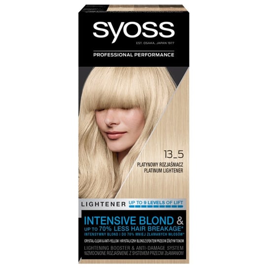 Syoss, Color Lighteners, rozjaśniacz do włosów, 13-5 Platynowy Syoss