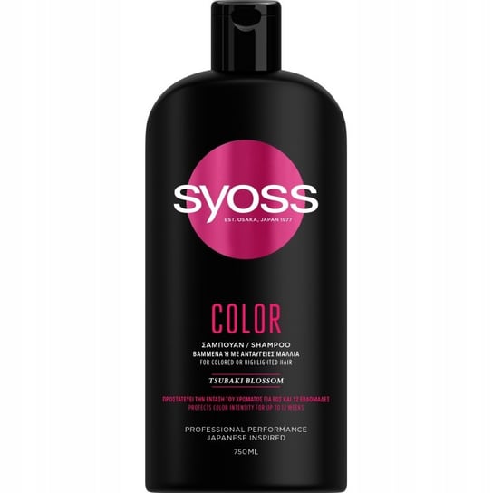 Syoss Color shampoo szampon do włosów farbowanych i rozjaśnianych 750ml Syoss