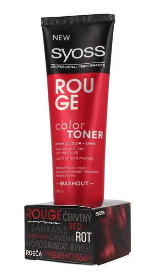Syoss, Color Toner, krem tonujący do włosów Rouge, 150 ml Syoss