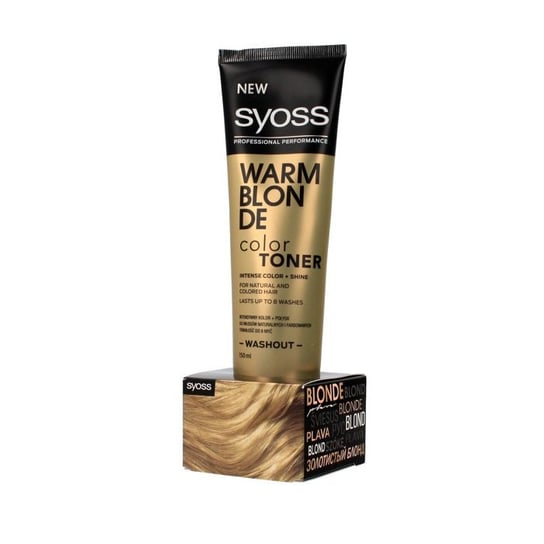 Syoss, Color Toner, krem tonujący do włosów Warm Blonde, 150 ml Syoss