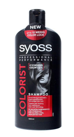 Syoss, Colorist, szampon do włosów farbowanych i z pasemkami, 500 ml Syoss