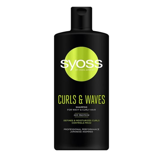 Syoss, Curls & Waves, szampon do włosów falowanych i kręconych, 440 ml Syoss