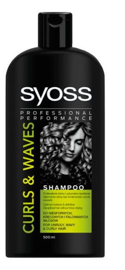 Syoss, Curls & Waves, szampon do włosów wygładzający, 500 ml Syoss