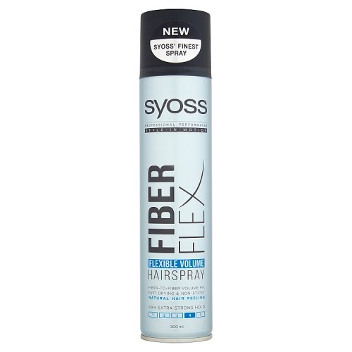 Syoss, Fiber Flex, lakier do włosów Extra Mocny Flexible Volume, 300 ml Syoss