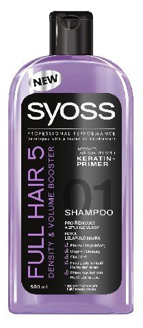 Syoss, Full Hair 5, szampon do włosów przerzedzających się, 500 ml Syoss
