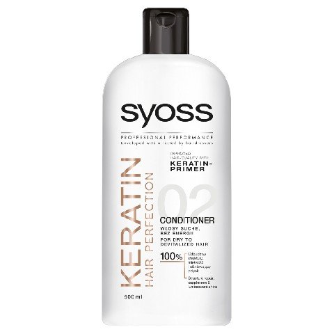 Syoss, Keratin Hair Perfection, odżywka do włosów suchych, 500 ml Syoss
