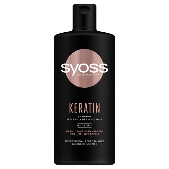 Syoss, Keratin, szampon do włosów słabych i łamliwych, 440 ml Syoss