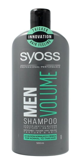 Syoss, Men Volume, szampon do włosów normalnych i cienkich, 500 ml Syoss