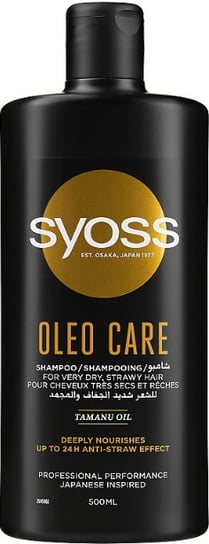 Syoss, Oleo Care, Nawilżający szampon do włosów, 500 ml Syoss
