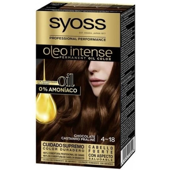 Syoss Olio Intense Tinte Sin Amoniaco 4.18-czekolada 5 Piezas Mujer Inny producent
