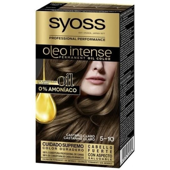 Syoss Olio Intense Tinte Sin Amoniaco 5.10-castaño Claro 5 Piezas Mujer Inny producent