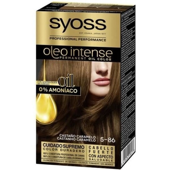 Syoss Olio Intense Tinte Sin Amoniaco 5.86-castaño Caramelo 5 Piezas Mujer Inny producent