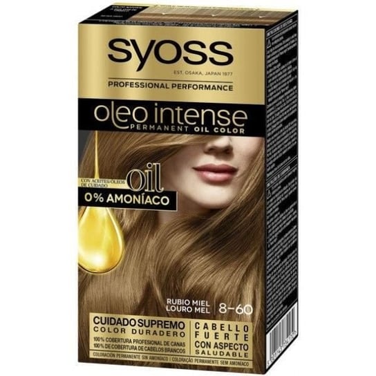 Syoss Olio Intense Tinte Sin Amoniaco 8.60-rubio Honey 5 Piezas Mujer Inny producent