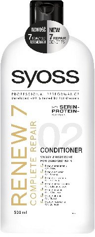 Syoss, Renew 7, odżywka do włosów zniszczonych, 500 ml Syoss
