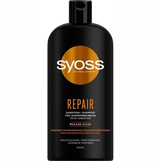 Syoss Repair shampoo szampon do włosów suchych i zniszczonych 750ml Syoss
