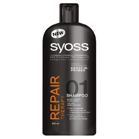 Syoss, Repair Therapy, szampon do włosów suchych i zniszczonych, 300 ml Syoss