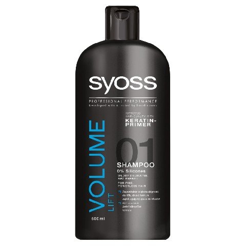 Syoss, Volume Lift, szampon do włosów słabych i pozbawionych blasku, 500 ml Syoss