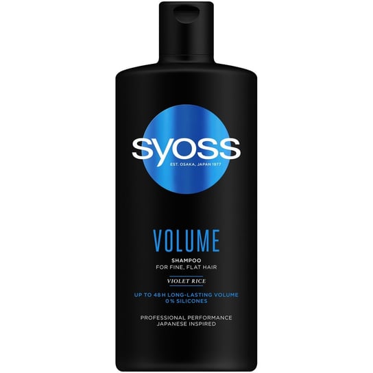Syoss, Volume, szampon do włosów cienkich i bez objętości, 440 ml Syoss
