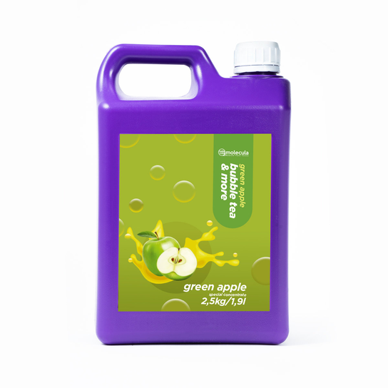 Syrop do Bubble Tea Jabłko 2.5kg Molecula