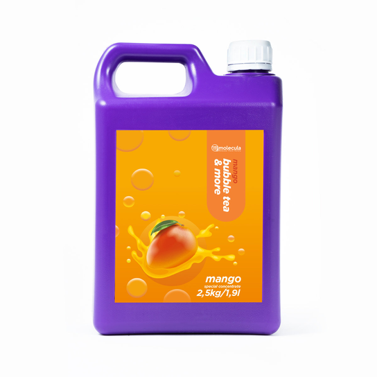 Syrop do Bubble Tea Mango 2.5kg Molecula