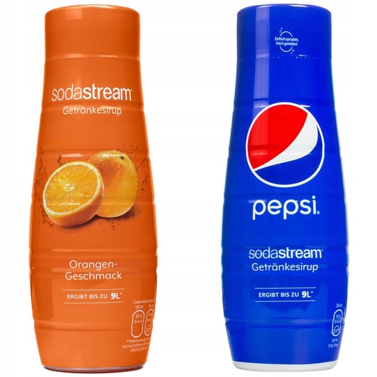 Syrop Do Sodastream Classics Pomarańcza 440Ml + Pepsi SodaStream