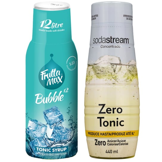 Syrop FruttaMax TONIC 500 ml + Syrop SodaStream Tonic Tonik Zero 440ml SodaStream