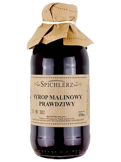 Syrop Malinowy 330 ml ~ Spichlerz Spichlerz
