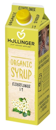 Syrop O Smaku Kwiatów Czarnego Bzu Bio 1 L - Hollinger Hollinger