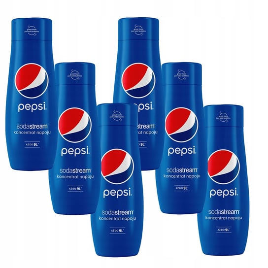 Syrop Pepsi koncentrat SodaStream saturator 6 szt. SodaStream